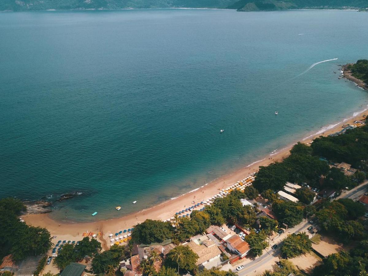 Bangalo Com Vista Para O Mar No Condominio Yacamim Ilhabela Praia Do Curral מראה חיצוני תמונה