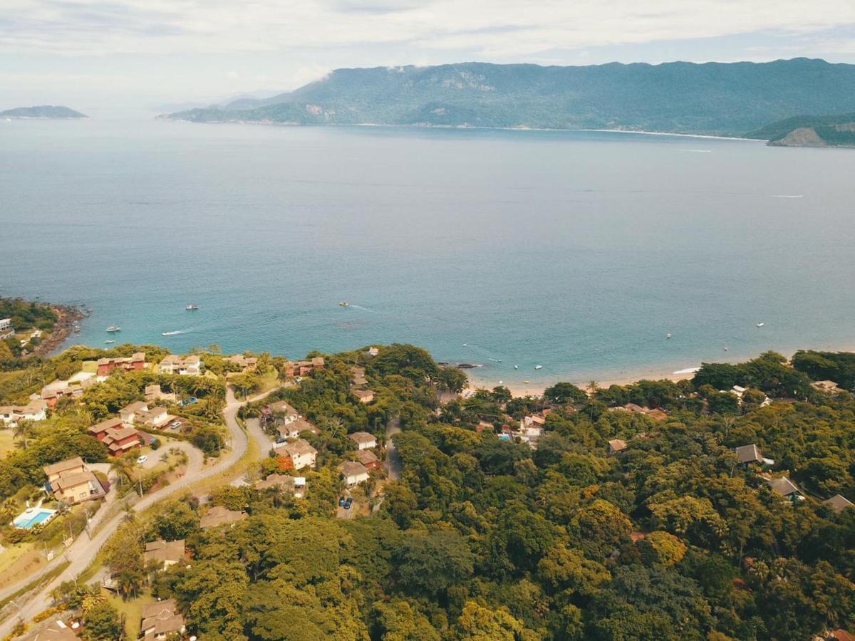Bangalo Com Vista Para O Mar No Condominio Yacamim Ilhabela Praia Do Curral מראה חיצוני תמונה