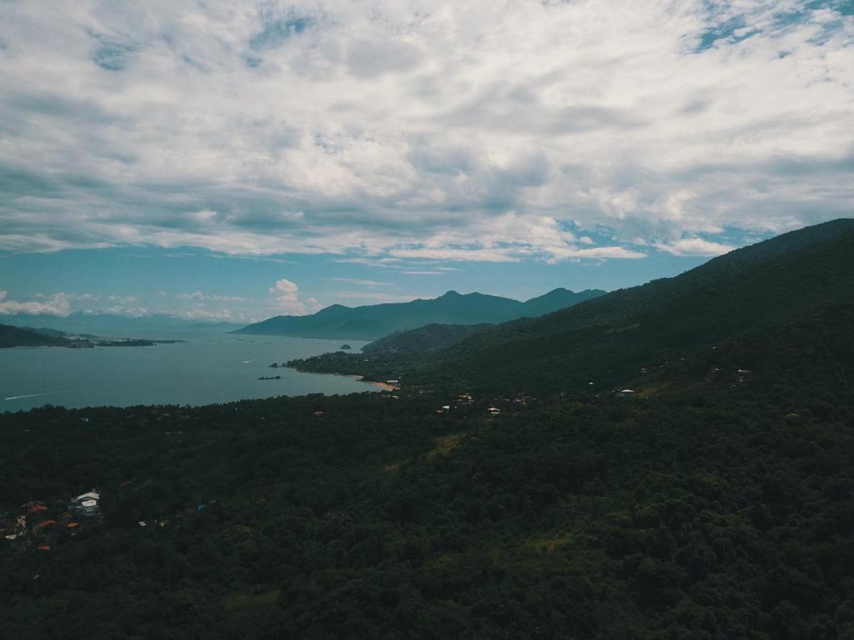 Bangalo Com Vista Para O Mar No Condominio Yacamim Ilhabela Praia Do Curral מראה חיצוני תמונה