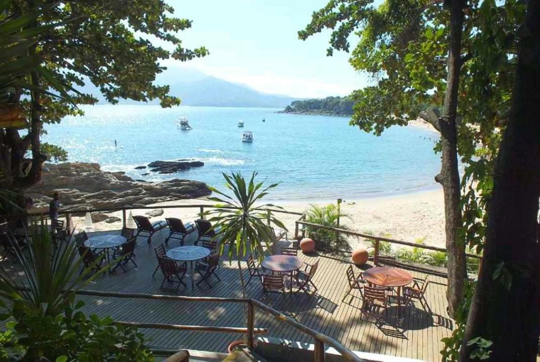 Bangalo Com Vista Para O Mar No Condominio Yacamim Ilhabela Praia Do Curral מראה חיצוני תמונה
